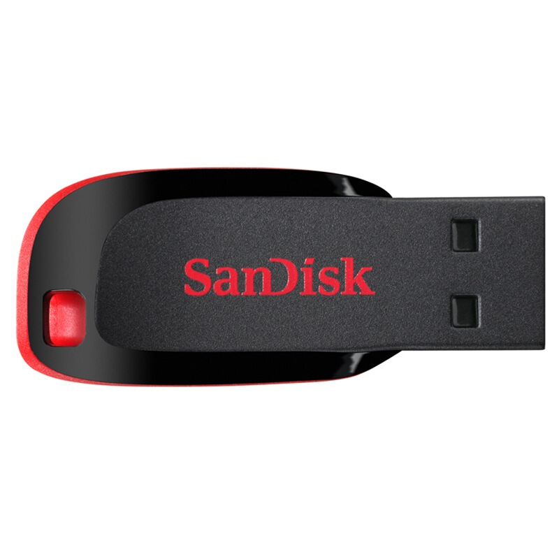 闪迪 Sandisk CZ50 16G 酷刃U盘 USB2.0 黑红色 时尚设计 安全加密软件 计价单位:个