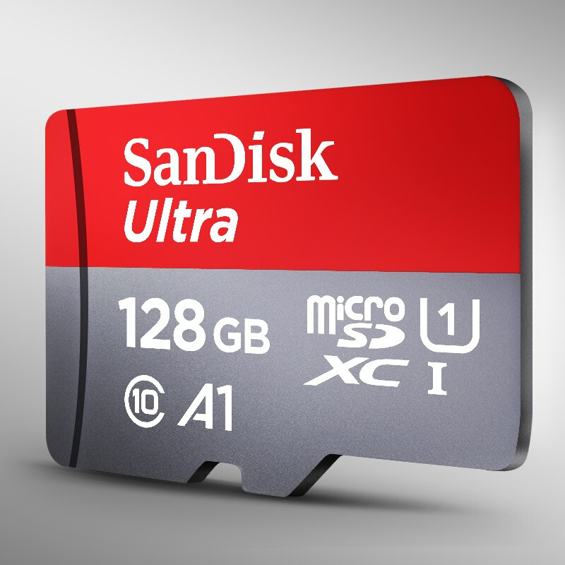 闪迪 Sandisk A1 128GB UHS-I存储卡 读速100MB/s 至尊高速移动MicroSDXC 128GB 计价单位:个