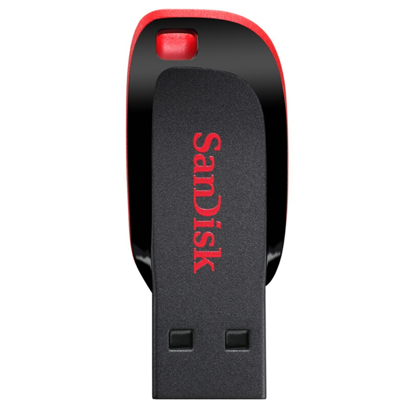 闪迪 Sandisk CZ50 16G 酷刃U盘 USB2.0 黑红色 时尚设计 安全加密软件 计价单位:个