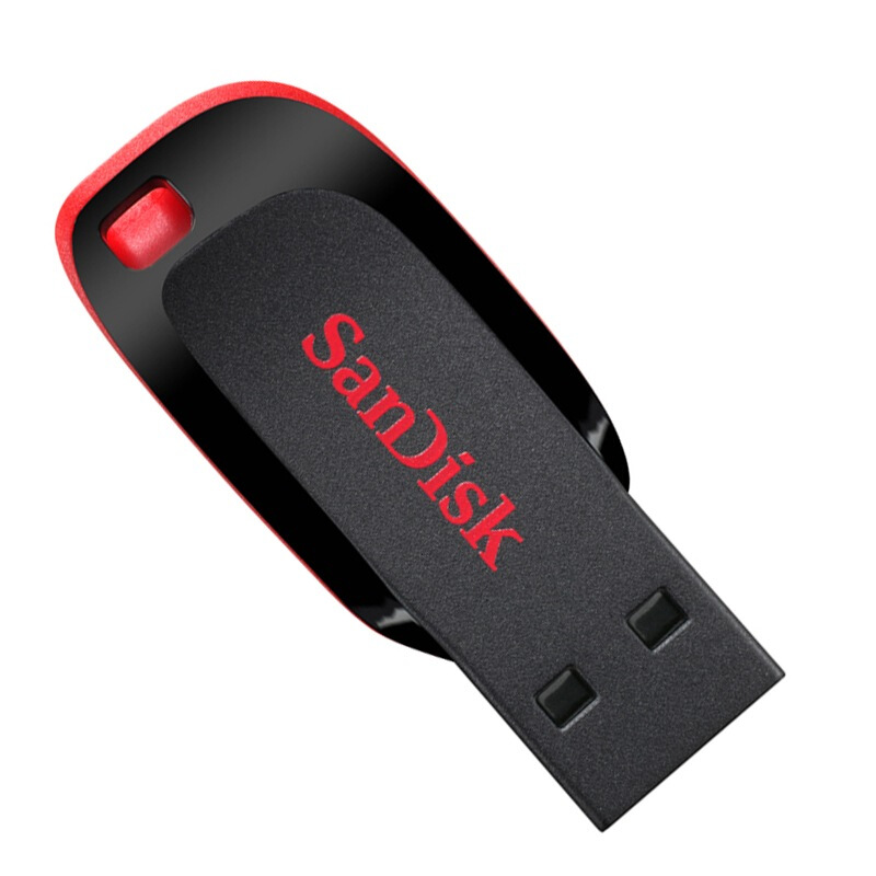 闪迪 Sandisk CZ50 16G 酷刃U盘 USB2.0 黑红色 时尚设计 安全加密软件 计价单位:个