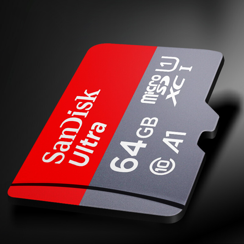 闪迪 Sandisk MicroSDXC UHS-I TF卡 64GB Class10 读速100MB/s 计价单位:个