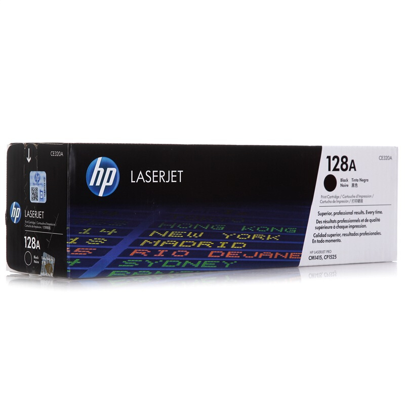 惠普 HP CE320A 128A 原装硒鼓 黑色 适用于ColorLaserJetCP1525n打印机 LaserJetCM1415fn fnw打印机 计价单位:个