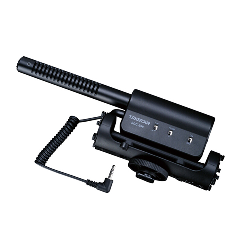 得胜 TAKSTAR SGC-598 枪式通用采访话筒 黑色 计价单位:个 得胜 TAKSTAR SGC-598 枪式通用采访话筒 黑色 计价单位:个