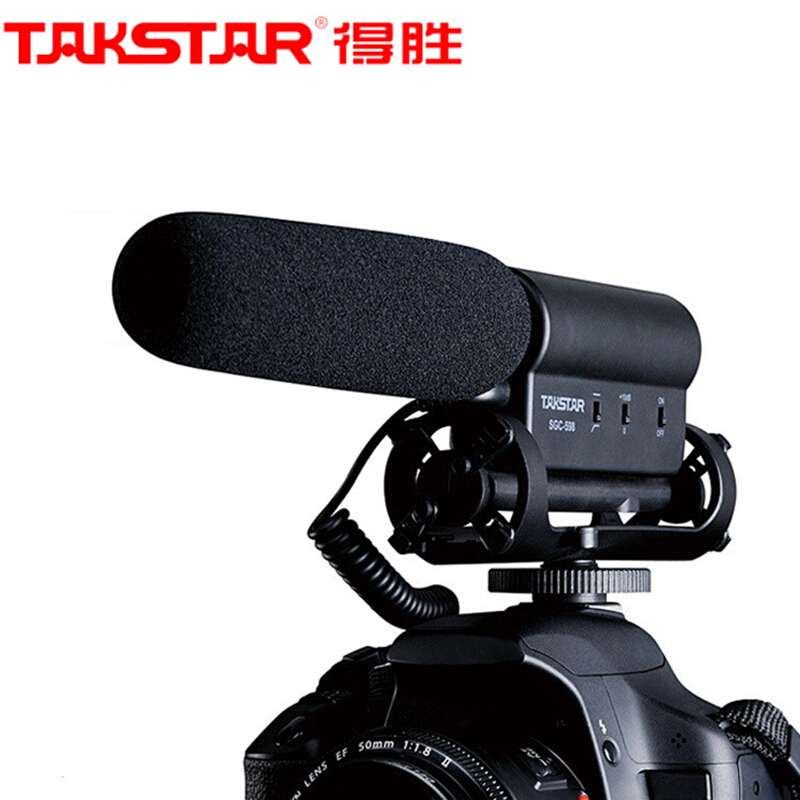 得胜 TAKSTAR SGC-598 枪式通用采访话筒 黑色 计价单位:个