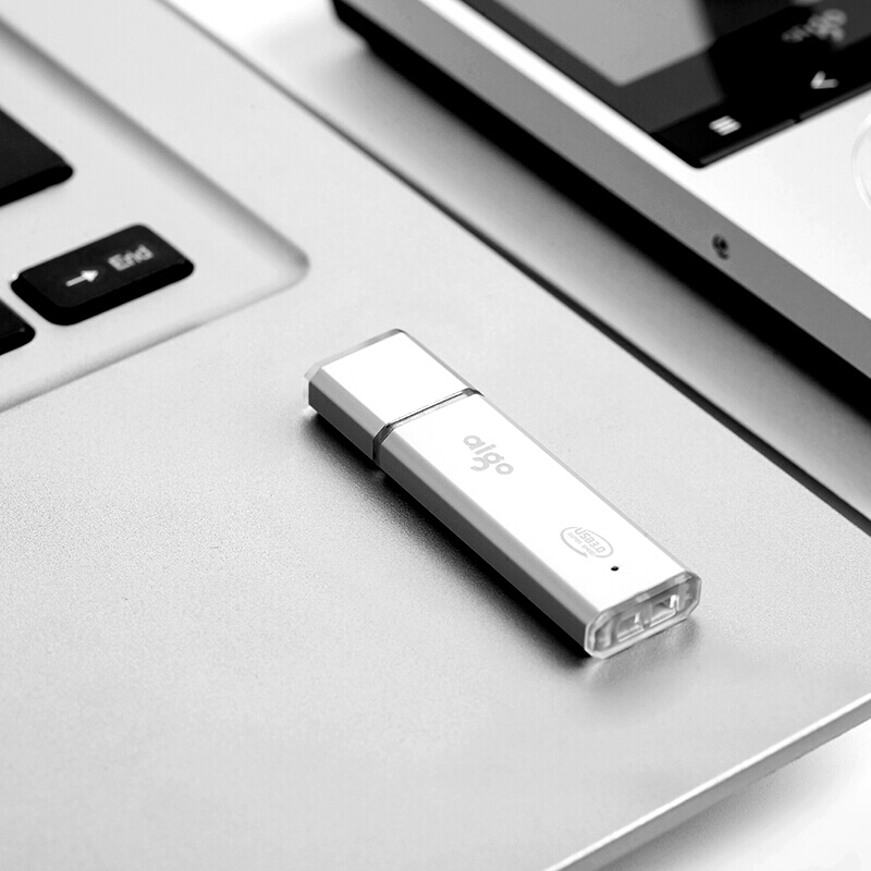 爱国者 aigo U320 U盘 银色 金属 60*17*6mm 10.3g 64GB USB3.2电脑办公防水 计价单位:个