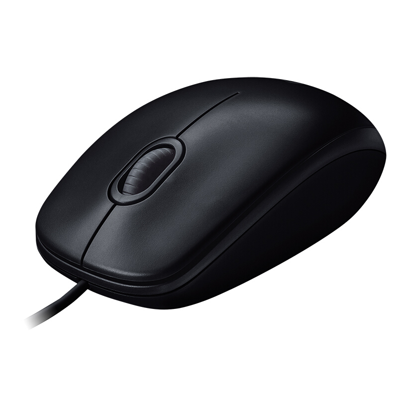 罗技 LOGITECH M100R 有线光电鼠标 黑色 USB接口 计价单位:个