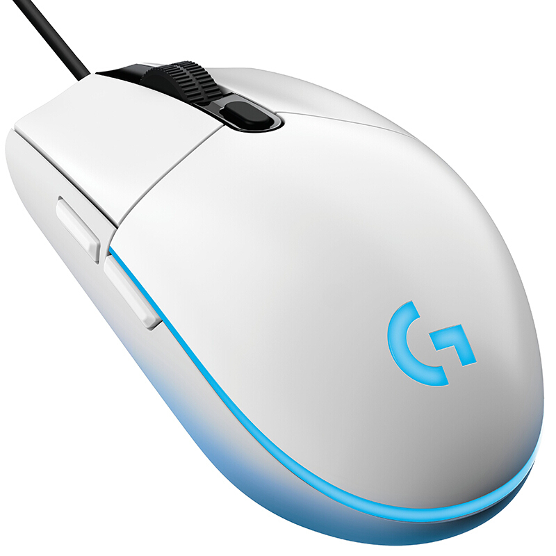 罗技 LOGITECH G102 有线鼠标 二代 白色 计价单位:个