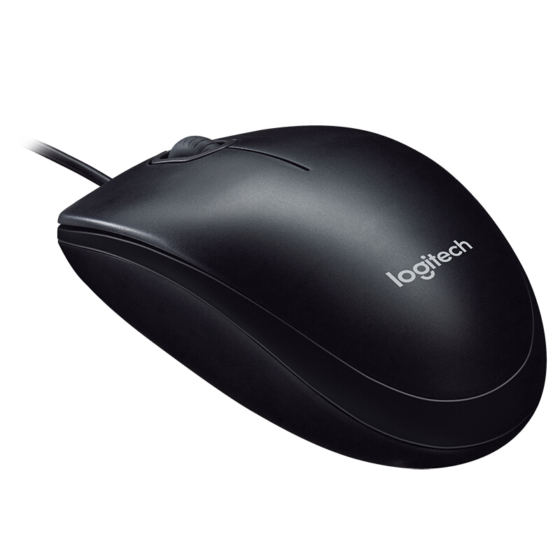 罗技 LOGITECH M100R 有线光电鼠标 黑色 USB接口 计价单位:个