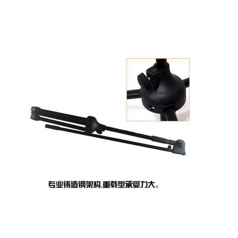 得胜 Takstar ST-1000 落地加重型麦克风三角支架 黑色 高度调节: 90～180cm 计价单位:个