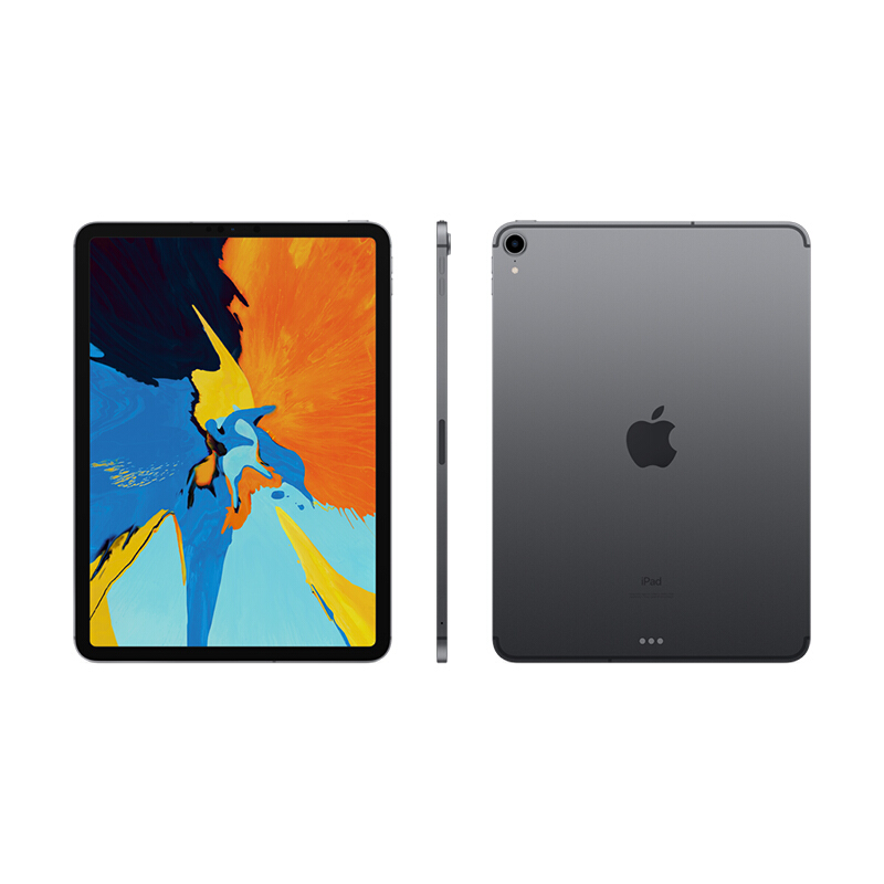 苹果 Apple MTXV2CH/A iPad Pro 11英寸平板电脑 1TB WLAN版 全面屏 A12X芯片 Face ID 深空灰色 计价单位:台