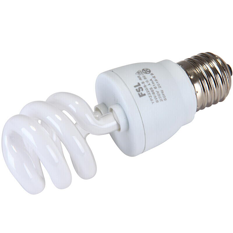 佛山照明 Fsl T3-半螺旋-11W 三基色半螺旋节能灯 E2711W 白光6500K 计价单位:只