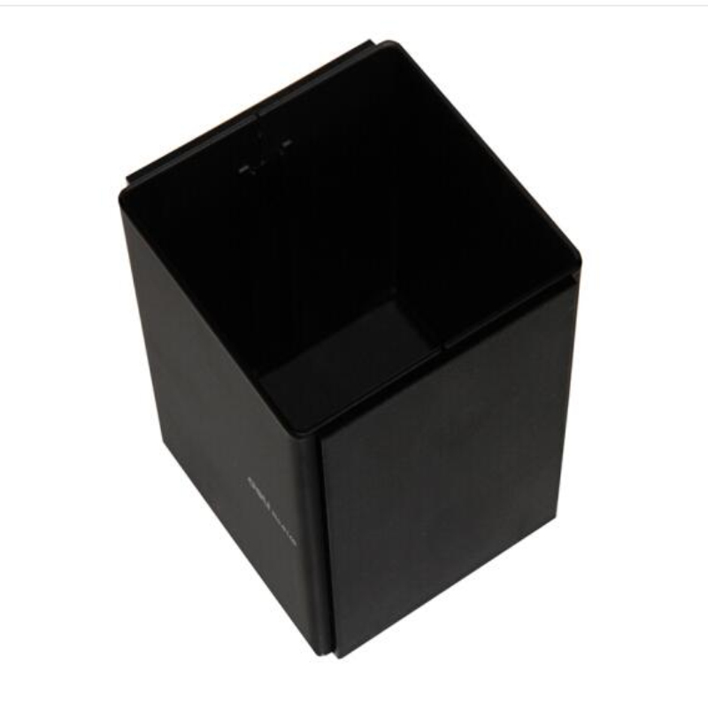 得力 deli 9146 金属方形笔筒 黑色  81*77*105mm 计价单位:个