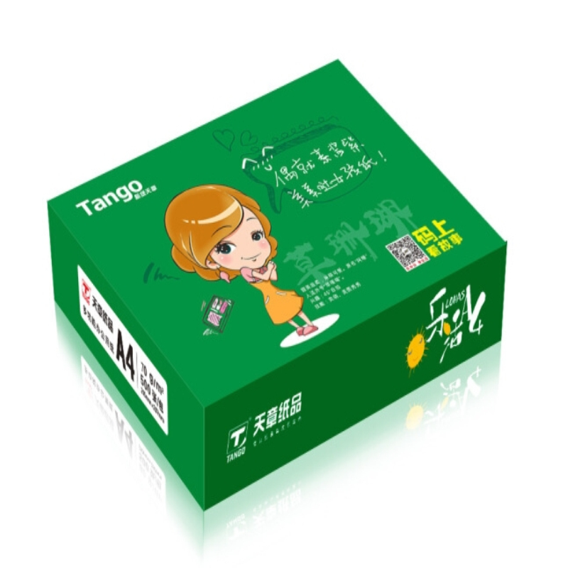 天章 Tango A4 70g 复印纸 乐活 5包/箱 计价单位:箱 天章 Tango A4 70g 复印纸 乐活 5包/箱 计价单位:箱