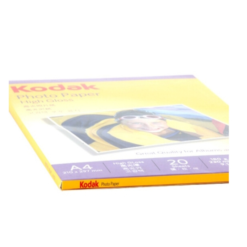 柯达 KODAK 4027-317 高光相片纸 A4 180g 20张/包 计价单位:包