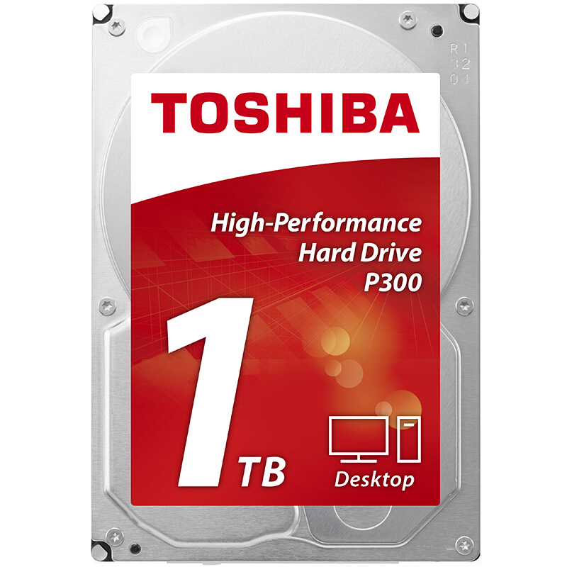 东芝 Toshiba HDWD110 台式机硬盘 1TB 7200转64M SATA3 P300系列 计价单位:块
