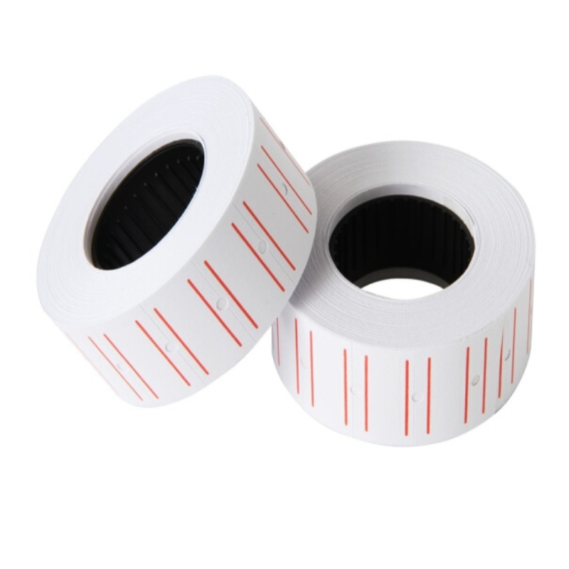 得力 deli 3210 单排标价签打印纸 21.5*12mm 10卷/筒 计价单位:卷