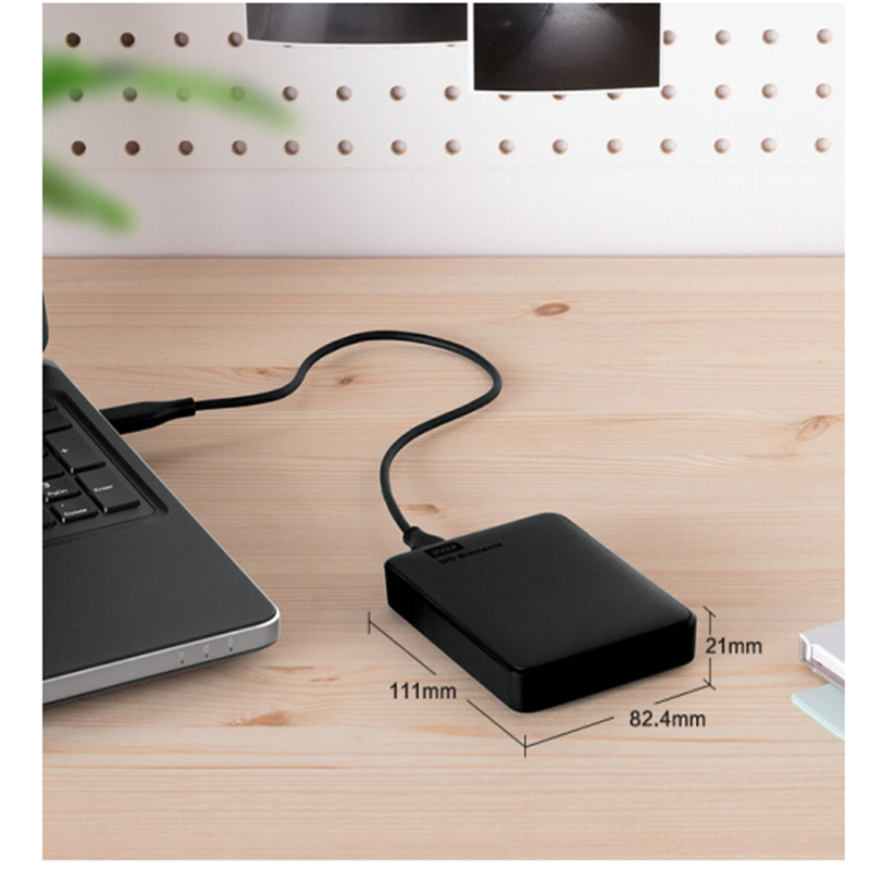西部数据 Wd WDBUZG0020BBK-0B 移动硬盘 2TB 2.5英寸 USB3.0 黑色 Elements系列 111× 82.4×21mm 计价单位:块