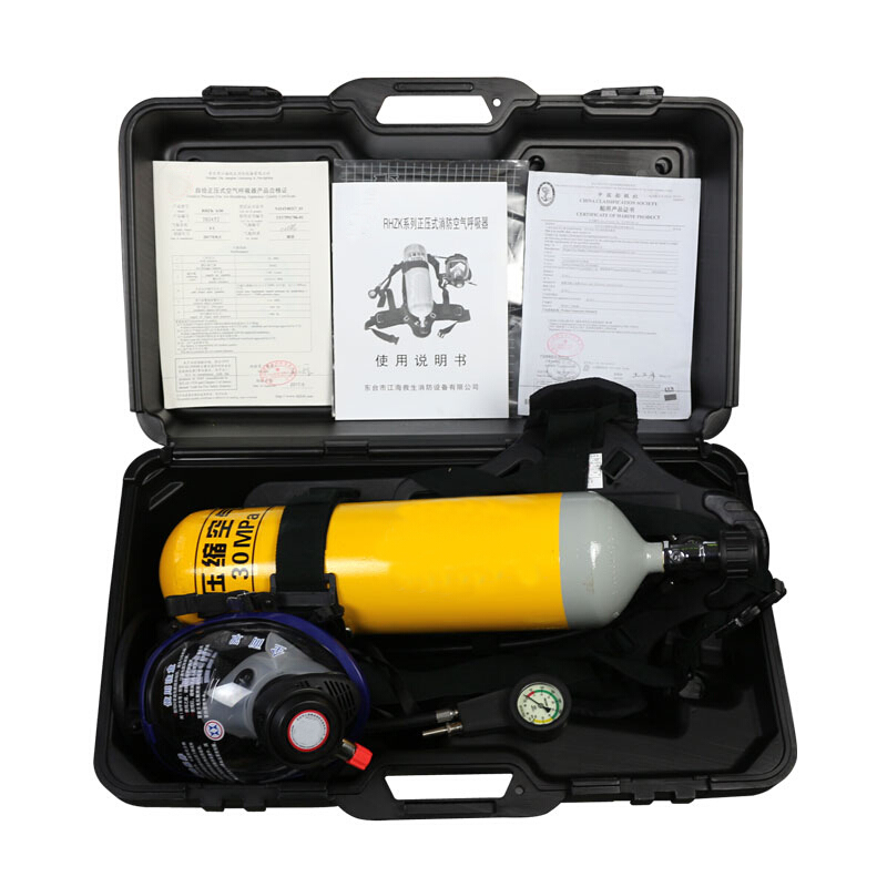 谋福  83833 正压式空气呼吸器 6升 RHZK-6/30 钢瓶材质 消防防毒 计价单位:个