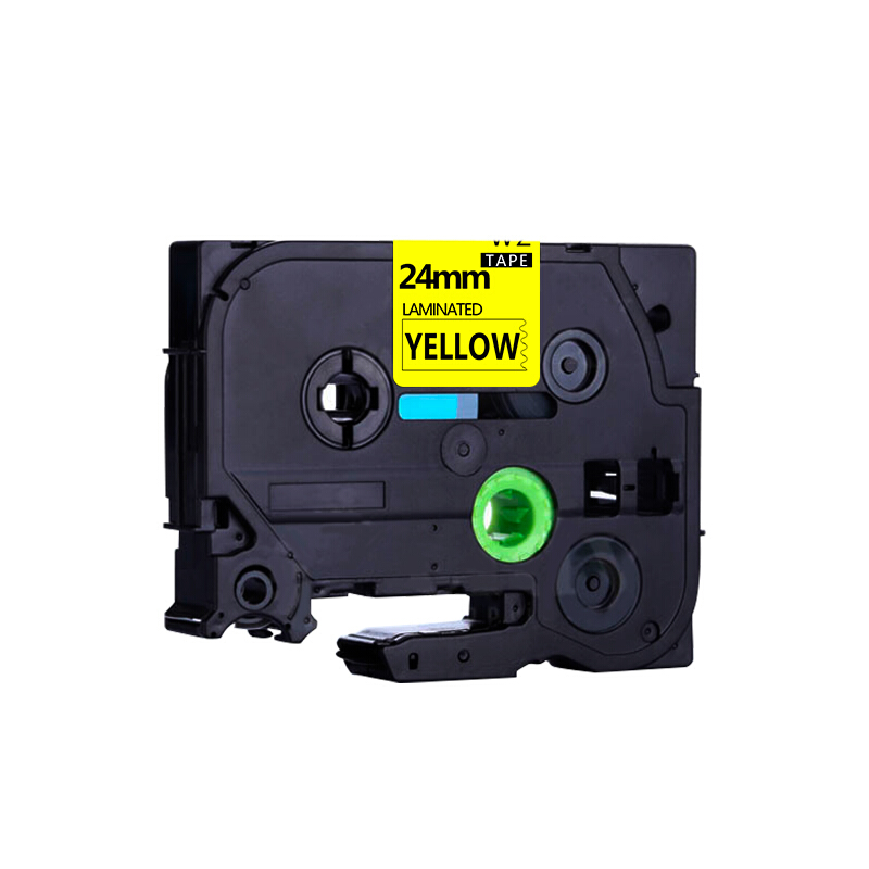 得印 Befon AZe-651 标签色带 24mm 黄底黑字 适用于兄弟PT D200 PT D210 PT 2030 计价单位:支