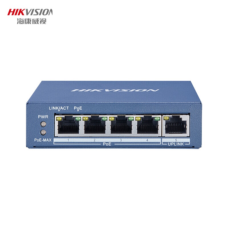 海康威视 HIKVISION DS-3E0505P-E 5口千兆poe交换机 计价单位:台