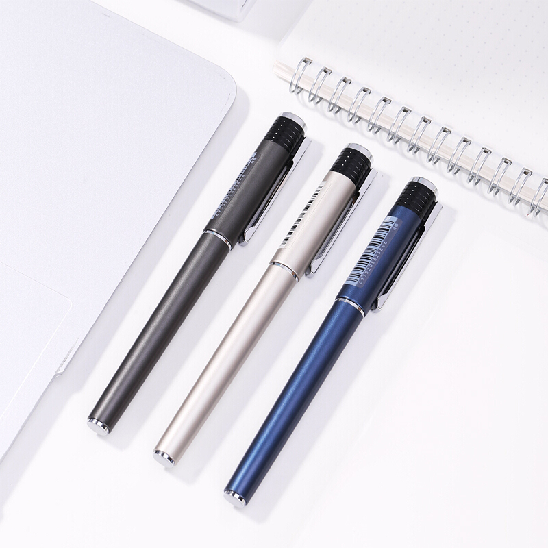 得力 deli S19 拔帽式中性笔 0.5mm 12支/盒 黑色 计价单位:盒