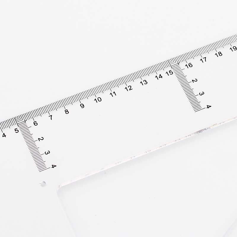 得力 deli 6435 多用斜边三角尺 塑料 33cm 两件套 计价单位:套