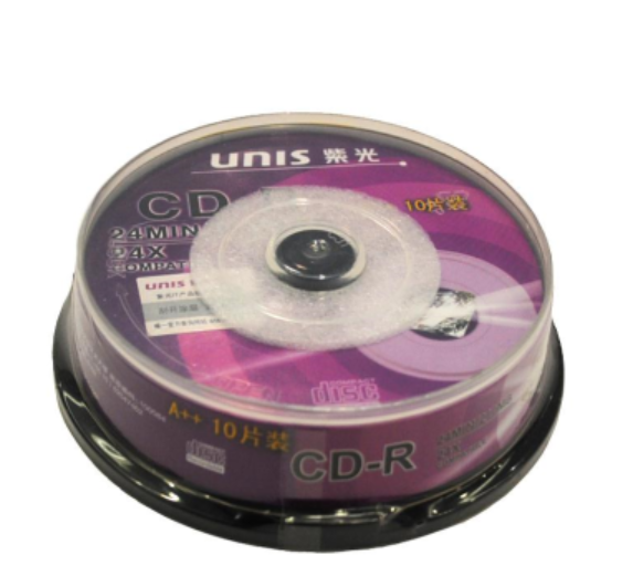 紫光 UNIS CD-R CD光盘 3寸 1-24X 210MB 10片/盒 计价单位:盒