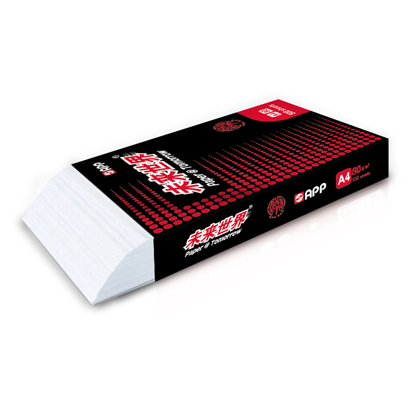 未来世界 Weilaishijie A4 80g 复印纸 500张/包 5包/箱 计价单位:箱 未来世界 Weilaishijie A4 80g 复印纸 500张/包 5包/箱 计价单位:箱