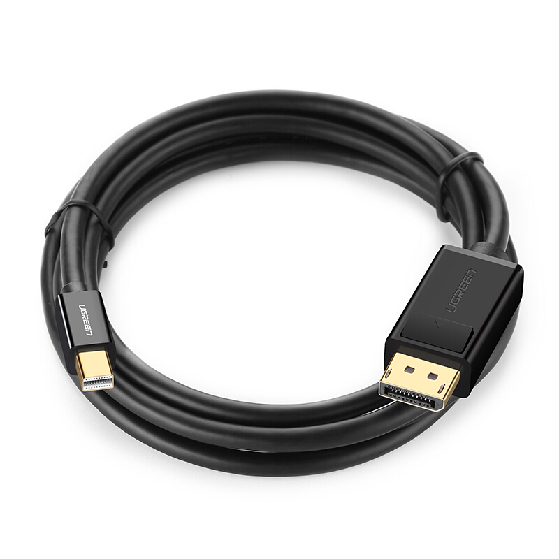 绿联 UGREEN 10477 MINIDP转DP转接线  黑色  1.5m 计价单位:根