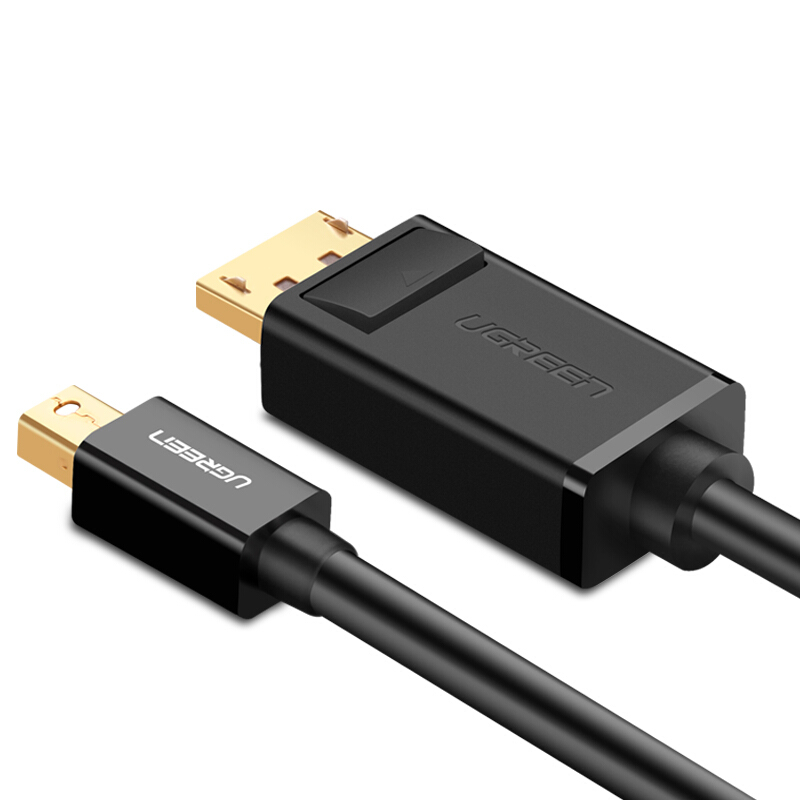 绿联 UGREEN 10477 MINIDP转DP转接线  黑色  1.5m 计价单位:根