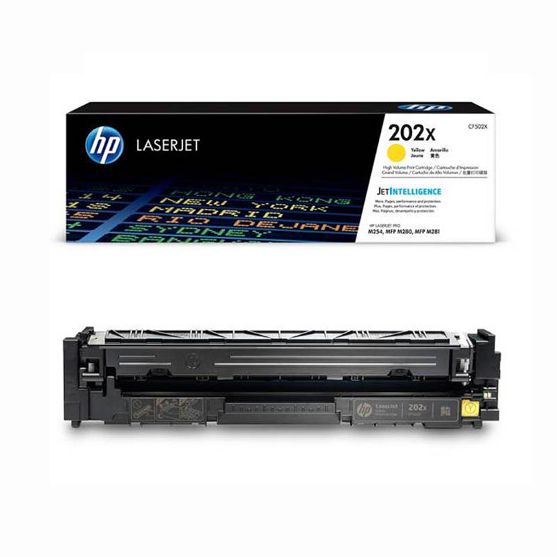 惠普 HP CF502X 硒鼓 黄色 大容量 可打印2500页 适用于M254 M280 M281 计价单位:个