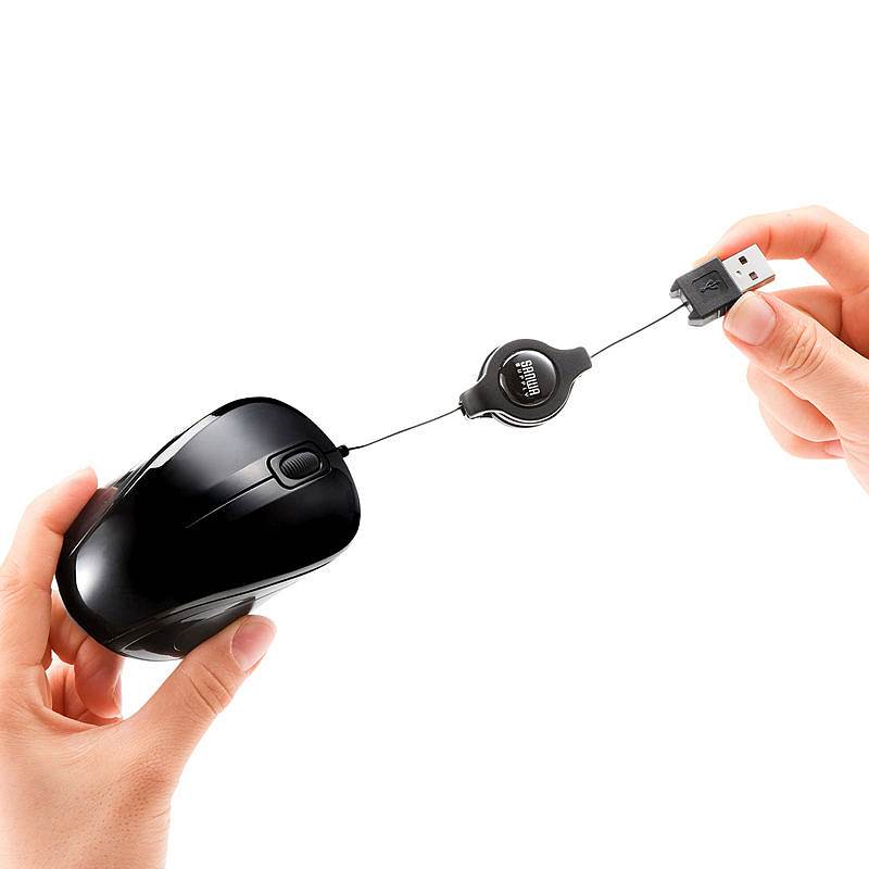 山业 SANWA SUPPLY MA-BLMA8BK 有线鼠标 静音 蓝牙 可卷线 黑色 计价单位:个 山业 SANWA SUPPLY MA-BLMA8BK 有线鼠标 静音 蓝牙 可卷线 黑色 计价单位:个