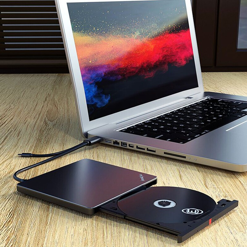 联想 Lenovo TX800 外置光驱 Type-C USB双接口 24倍速 黑色 计价单位:个