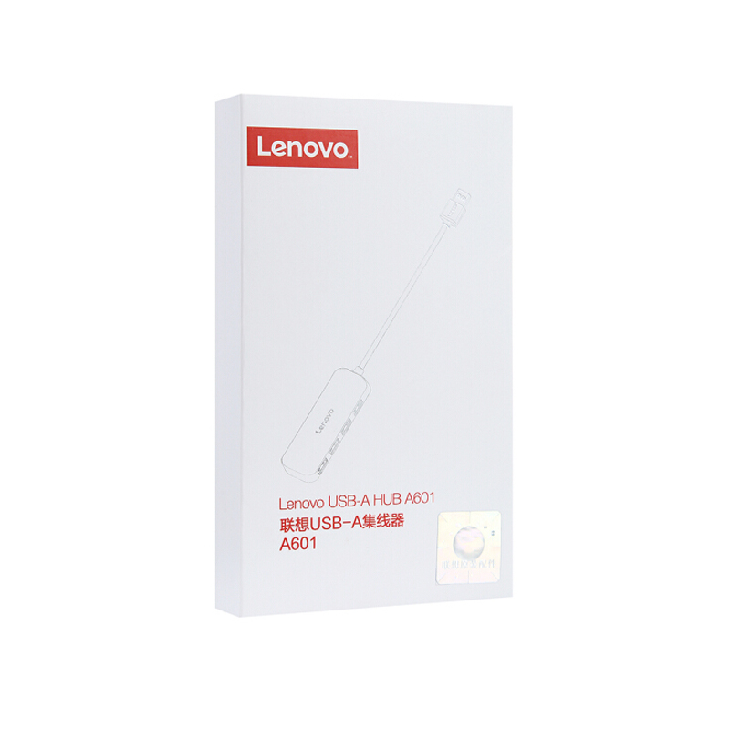 联想 Lenovo A601 集线器 3.0接口转换器 4口USB扩展坞 0.5米 计价单位:个