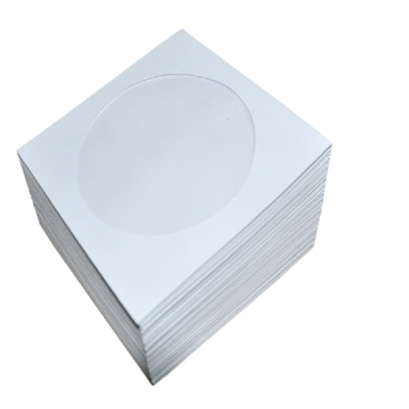 企普  3寸 光盘套 光盘袋 白色 8cm 100个 计价单位:包