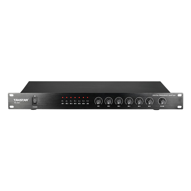 得胜 TAKSTAR FE-601 六路专业移频器 黑色 计价单位:台