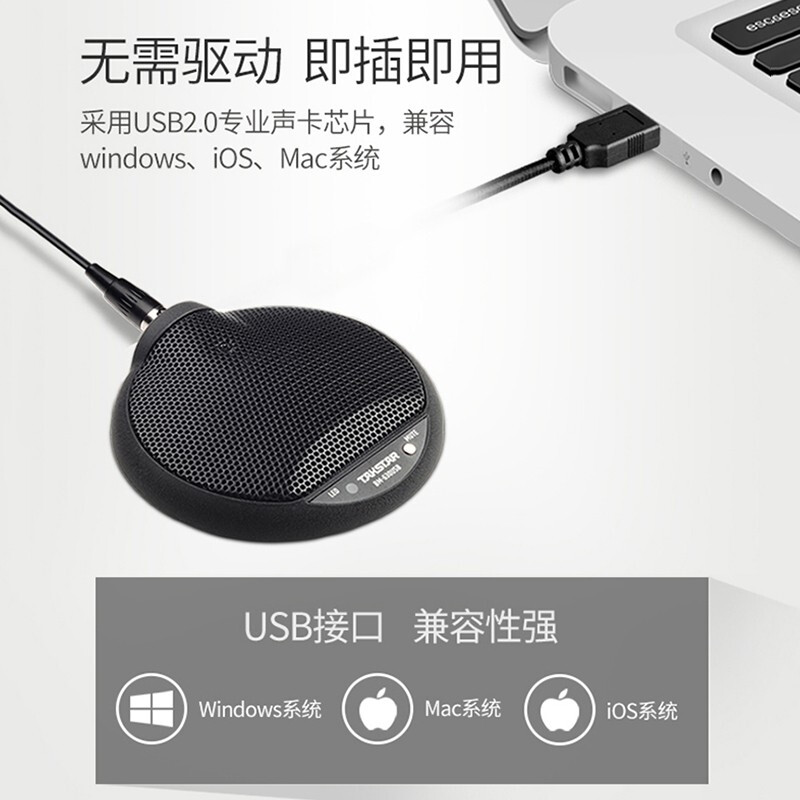 得胜 TAKSTAR BM-630USB 麦克风 数字界面 计价单位:个