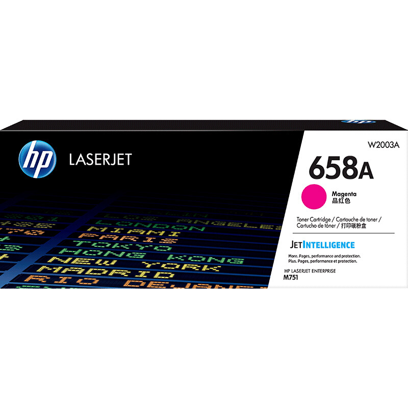 惠普 HP W2003A 硒鼓 品红色 658A系列 适用于M751dn M751n打印机 计价单位:支 惠普 HP W2003A 硒鼓 品红色 658A系列 适用于M751dn M751n打印机 计价单位:支
