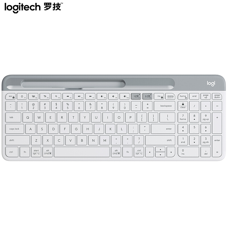 罗技 LOGITECH K580 无线蓝牙键盘 芍药白 计价单位:个