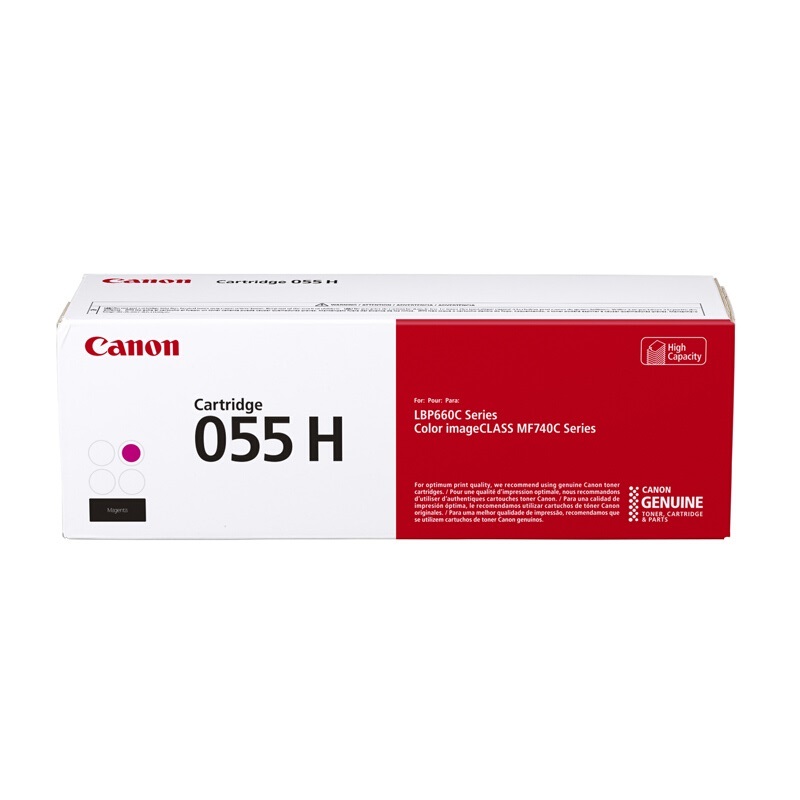佳能 Canon  CRG 055 H M 硒鼓 品红色 适用机型 MF746Cx MF742Cdw LBP664Cx LBP663Cdw LBP663Cdn 计价单位:支