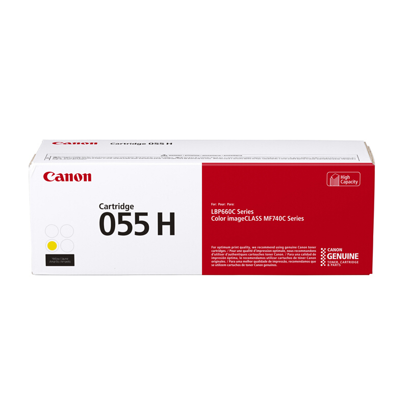 佳能 Canon CRG 055 H Y 硒鼓 黄色 适用机型 MF746Cx MF742Cdw LBP664Cx LBP663Cdw LBP663Cdn 计价单位:支