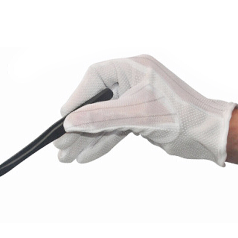 谋福 8532 防静电点塑防滑手套 胶点条纹 白色 M号 10付/包 计价单位:包 谋福 8532 防静电点塑防滑手套 胶点条纹 白色 M号 10付/包 计价单位:包