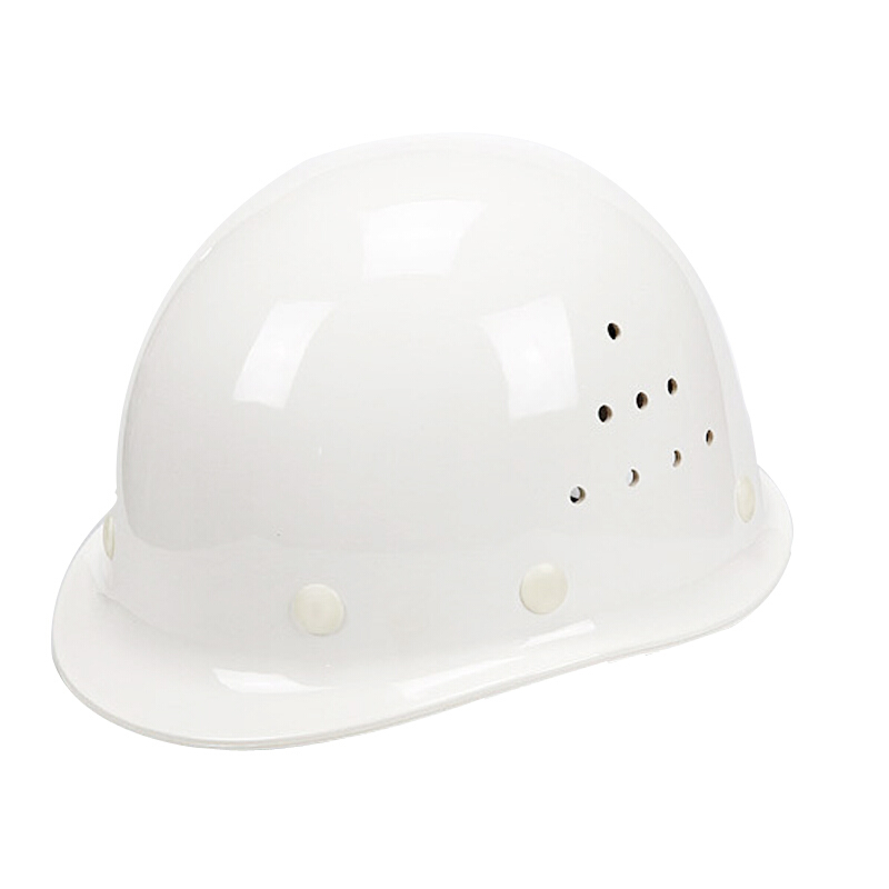 谋福  8038-2 安全帽 透气防砸 白色 计价单位:个