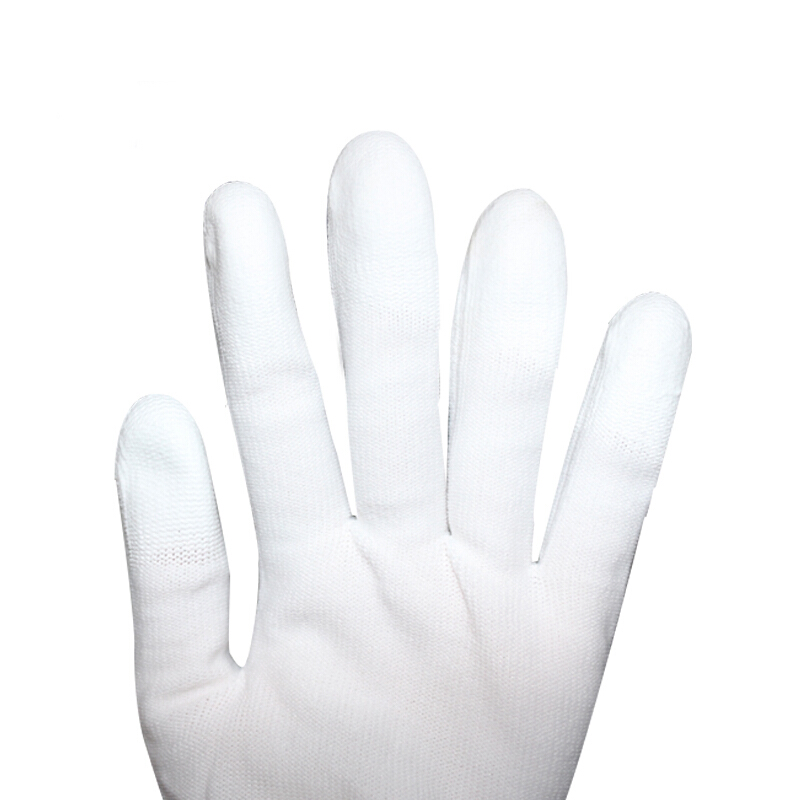 谋福  8034 劳保手套 PU涂层 粉色 S码 计价单位:副