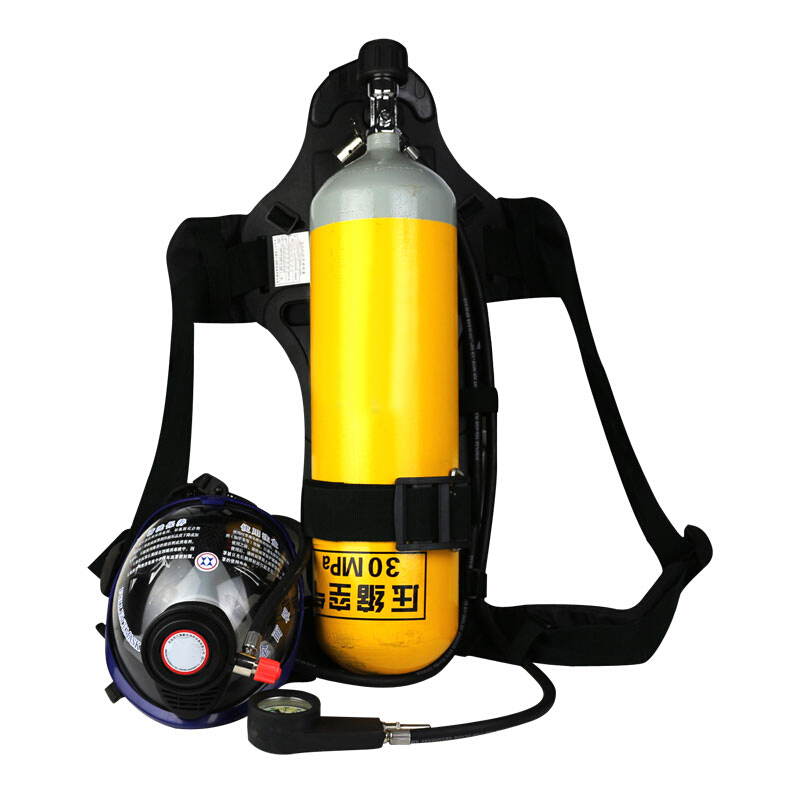 谋福  83833 正压式6升空气呼吸器 钢瓶材质 消防防毒面具 RHZK-6/30 计价单位:个