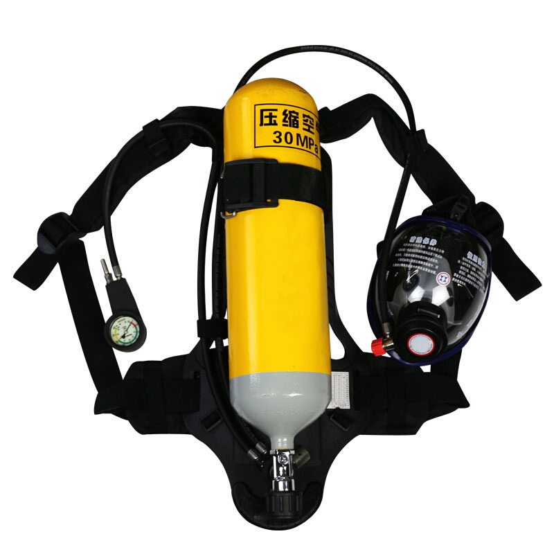 谋福  83833 正压式6升空气呼吸器 钢瓶材质 消防防毒面具 RHZK-6/30 计价单位:个