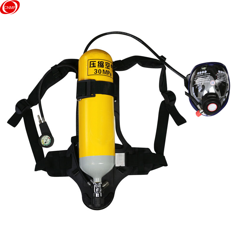 谋福  83833 正压式6升空气呼吸器 钢瓶材质 消防防毒面具 RHZK-6/30 计价单位:个