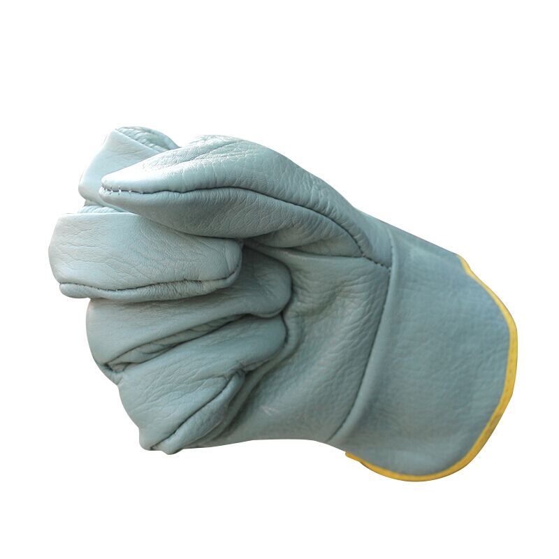 谋福 9418 全牛皮电焊手套 浅色 计价单位:双 谋福 9418 全牛皮电焊手套 浅色 计价单位:双