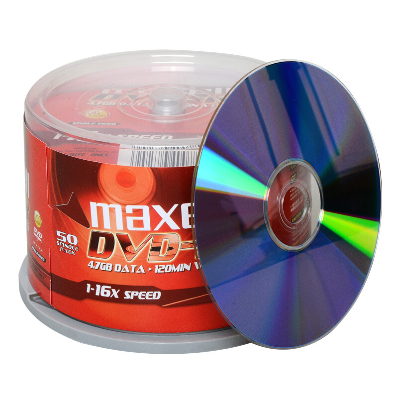 麦克赛尔 maxell DVD-R 刻录光盘 16速4.7G 商务金盘 桶装50片 计价单位:桶 麦克赛尔 maxell DVD-R 刻录光盘 16速4.7G 商务金盘 桶装50片 计价单位:桶