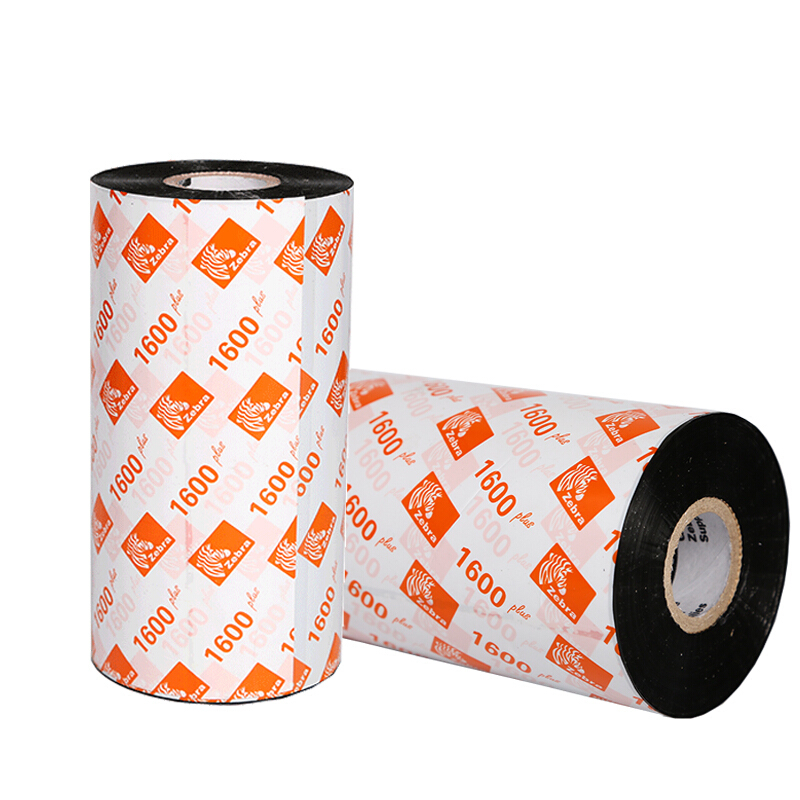 斑马 ZEBRA  80*300mm 混合基碳带 黑色 适用标签打印机 计价单位:卷